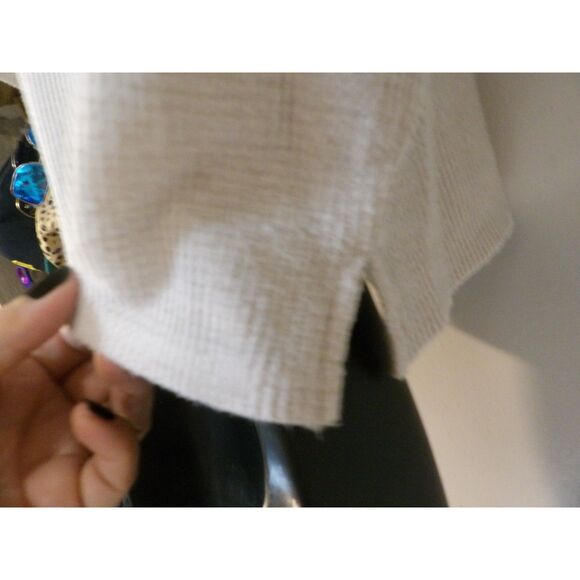 Abercrombie & Fitch crop waffle weave henley S - Picture 4 of 5